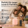 Deluxe Homeart LED Kerze mit Timerfunktion Hell Rosa