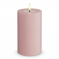 Deluxe Homeart LED Kerze mit Timerfunktion Hell Rosa
