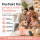 Deluxe Homeart LED Kerze mit Timerfunktion Hell Rosa