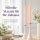 Deluxe Homeart LED Stabkerze mit Timerfunktion Hell Rosa