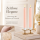 Deluxe Homeart LED Stabkerze mit Timerfunktion Hell Rosa