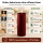 Deluxe Homeart LED Kerze mit Timerfunktion Burgogne Dunkel Rot