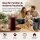 Deluxe Homeart LED Kerze mit Timerfunktion Burgogne Dunkel Rot