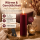 Deluxe Homeart LED Kerze mit Timerfunktion Burgogne Dunkel Rot