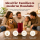 Deluxe Homeart LED Kerze mit Timerfunktion Burgogne Dunkel Rot