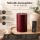 Deluxe Homeart LED Kerze mit Timerfunktion Burgogne Dunkel Rot