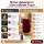 Deluxe Homeart LED Kerze mit Timerfunktion Burgogne Dunkel Rot