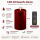 Deluxe Homeart LED Kerze mit Timerfunktion Burgogne Dunkel Rot