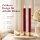 Deluxe Homeart LED Stabkerze mit Timerfunktion Burgogne Dunkel Rot