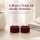 Deluxe Homeart Teelicht 2er Set mit Timerfunktion Burgogne Dunkel Rot