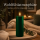Deluxe Homeart LED Kerze mit Timerfunktion Dunkel Grün