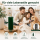 Deluxe Homeart LED Kerze mit Timerfunktion Dunkel Grün
