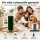 Deluxe Homeart LED Kerze mit Timerfunktion Dunkel Grün