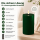 Deluxe Homeart LED Kerze mit Timerfunktion Dunkel Grün
