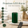 Deluxe Homeart LED Kerze mit Timerfunktion Dunkel Grün