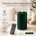 Deluxe Homeart LED Kerze mit Timerfunktion Dunkel Grün