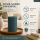 Deluxe Homeart LED Kerze mit Timerfunktion Jade Grün