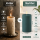 Deluxe Homeart LED Kerze mit Timerfunktion Jade Grün