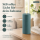 Deluxe Homeart LED Kerze mit Timerfunktion Jade Grün