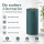Deluxe Homeart LED Kerze mit Timerfunktion Jade Grün