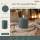 Deluxe Homeart LED Kerze mit Timerfunktion Jade Grün