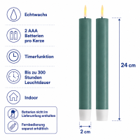Deluxe Homeart LED Stabkerzen
