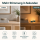 Deluxe Homeart Teelicht 2er Set mit Timerfunktion Jade Grün
