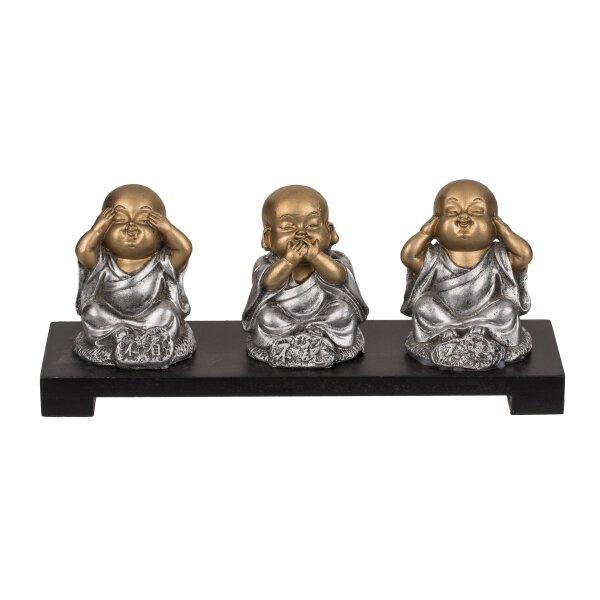 Buddha 3er Figuren Set