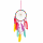 Traumfänger bunt mit Federn – ca. 43 cm, Boho-Wanddeko zum Aufhängen