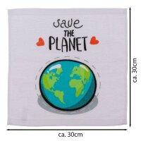 Magisches Baumwoll-Handtuch Save The Planet