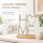 BOLTZE HOME Schriftzug mit Herz auf Mangoholzsockel – 18 x 5 x 24 cm