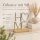 BOLTZE HOME Schriftzug mit Herz auf Mangoholzsockel – 18 x 5 x 24 cm