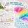 Sprudelnder Badezusatz Wolke 100g Weiß Bunt - Badezusatz Regenbogen