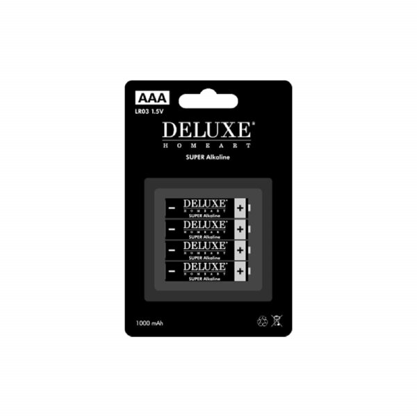 Deluxe Homeart Batterie 4er Set Typ AAA