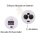 Deluxe Homeart LED Kerze mit Timerfunktion Burgogne Dunkel Rot
