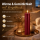 Deluxe Homeart LED Kerze mit Timerfunktion Burgogne Dunkel Rot
