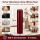 Deluxe Homeart LED Kerze mit Timerfunktion Burgogne Dunkel Rot