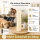 Deluxe Homeart LED Kerze mit Timerfunktion Creme