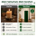 Deluxe Homeart LED Kerze mit Timerfunktion Dunkel Grün