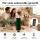 Deluxe Homeart LED Kerze mit Timerfunktion Dunkel Grün