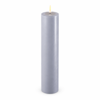 Deluxe Homeart LED Kerze mit Timerfunktion Dust Blue
