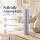 Deluxe Homeart LED Kerze mit Timerfunktion Dust Blue