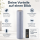 Deluxe Homeart LED Kerze mit Timerfunktion Dust Blue