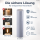 Deluxe Homeart LED Kerze mit Timerfunktion Dust Blue