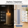 Deluxe Homeart LED Kerze mit Timerfunktion Dust Blue