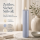 Deluxe Homeart LED Kerze mit Timerfunktion Dust Blue