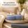 Deluxe Homeart LED Kerze mit Timerfunktion Dust Blue Großes Teelicht