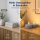 Deluxe Homeart LED Kerze mit Timerfunktion Dust Blue Großes Teelicht