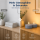 Deluxe Homeart LED Kerze mit Timerfunktion Dust Blue Großes Teelicht