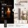 Deluxe Homeart LED Kerze mit Timerfunktion Grau